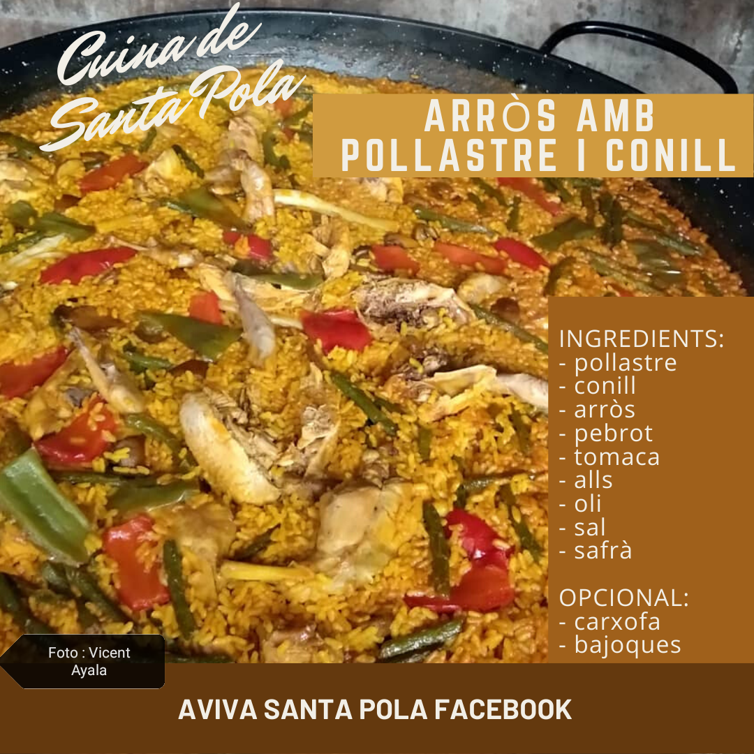 Arròs amb pollastre i conill