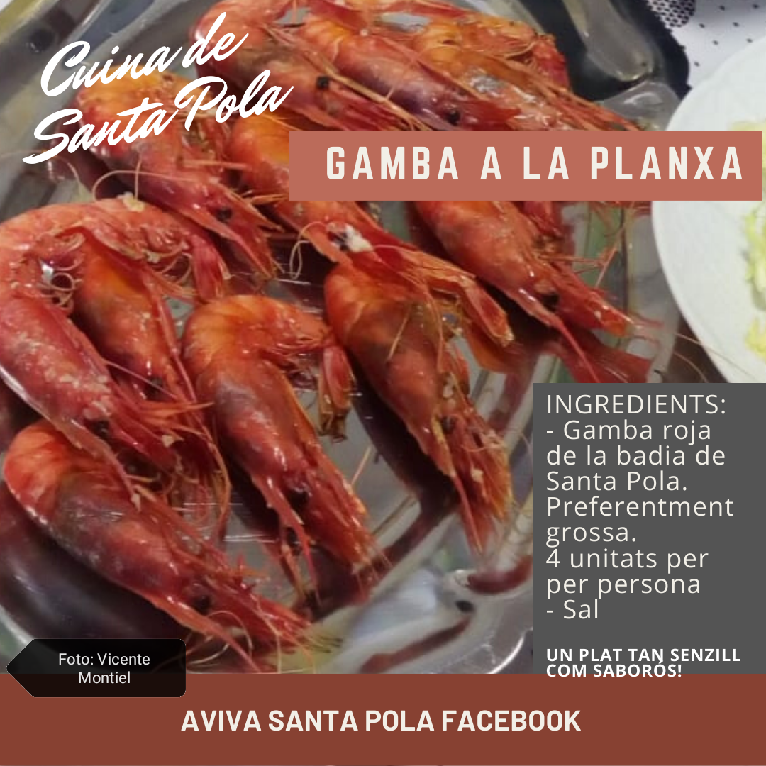 Gamba a la planxa
